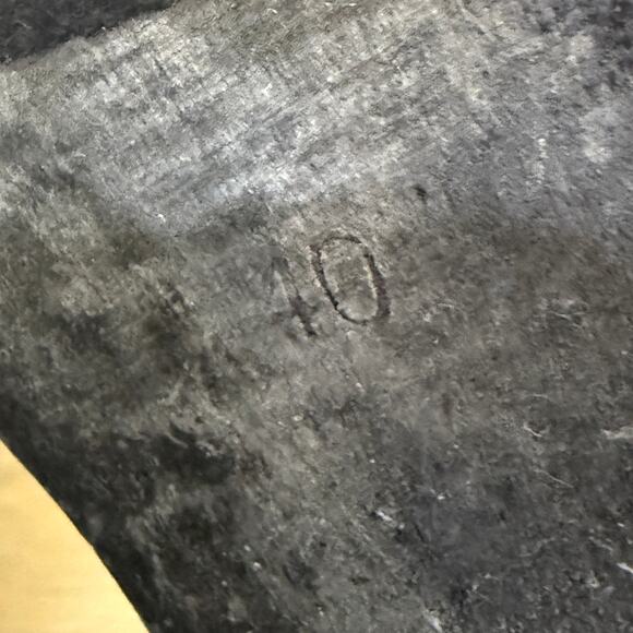 SWEDISH HASBEENS Clog Boots Size EU 40 US 10 Black Leather High Heel Jodhpur - Picture 7 of 10